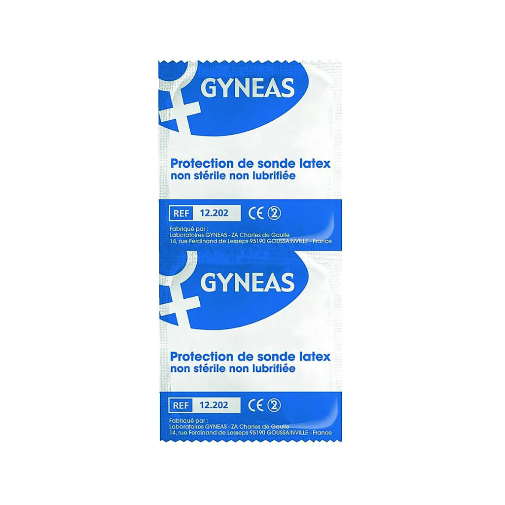 Protection de sonde Gyneas NON lubrifiée en latex - Boîte de 144