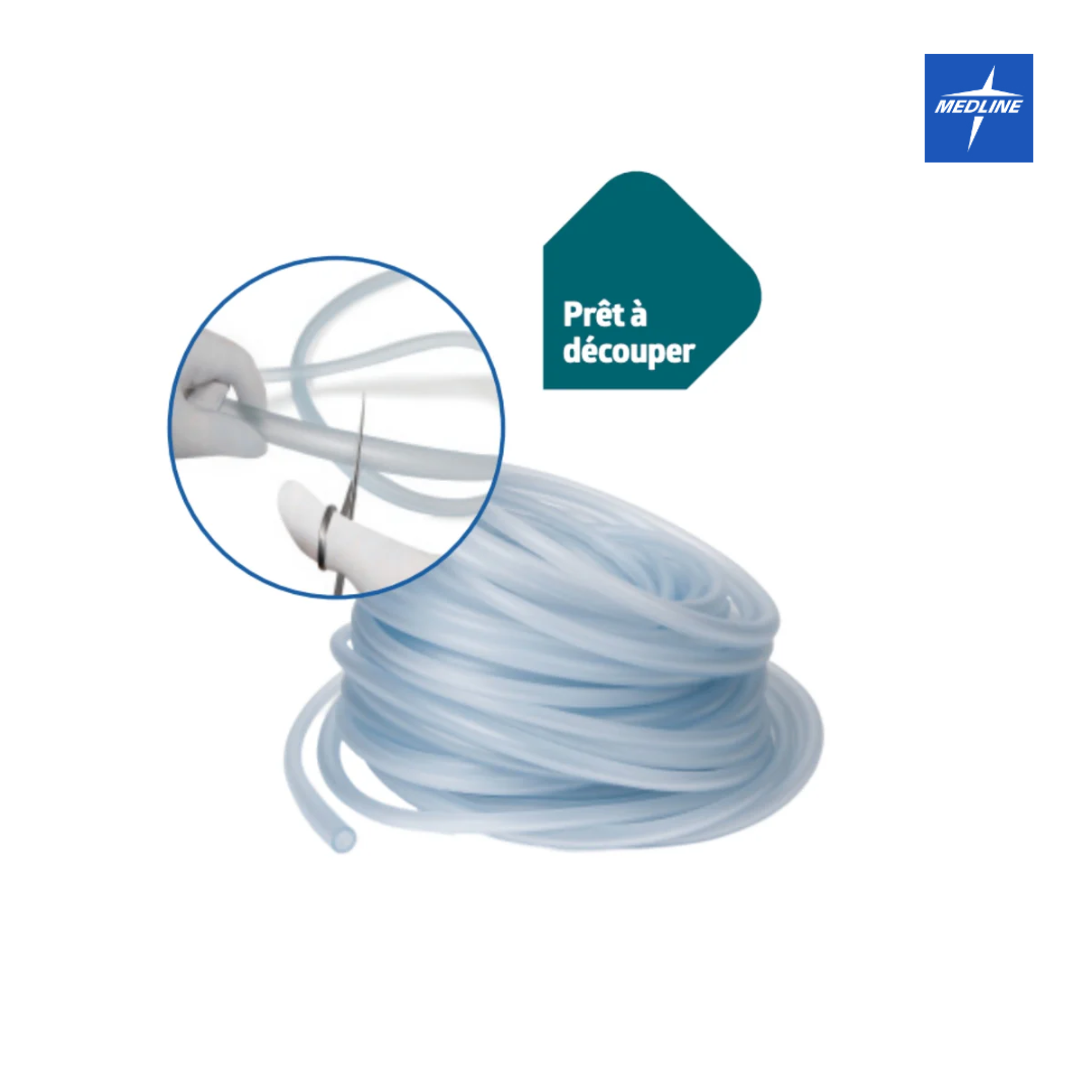 Rouleau de tubulure d’aspiration à renflements NBT non stérile 30m - MEDLINE