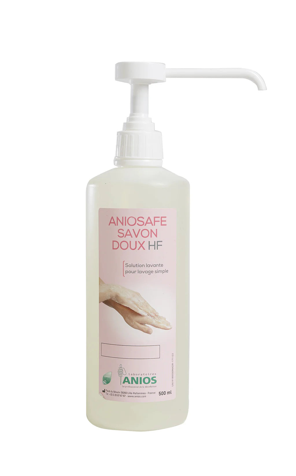 aniosafe savon doux flacon pompe 500 mL