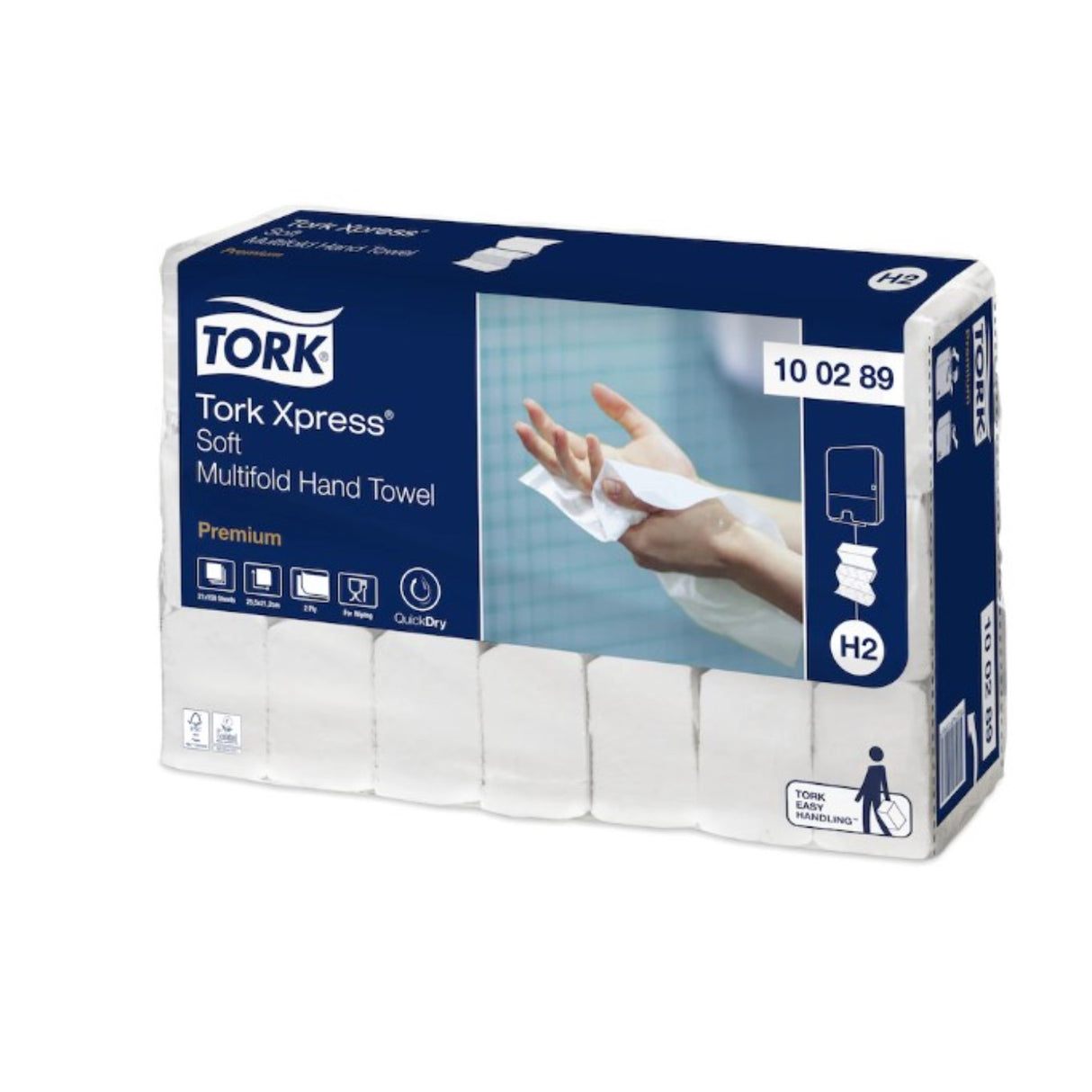 Essuie-mains interfoliés doux H2 Premium TORK Xpress