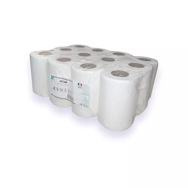 Essuie-mains 2 plis Mini dévidage central H710POT