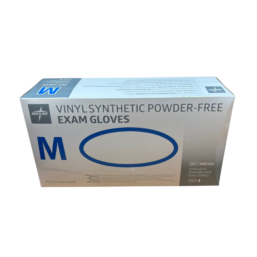 Gants d'examen vinyles taille M medline
