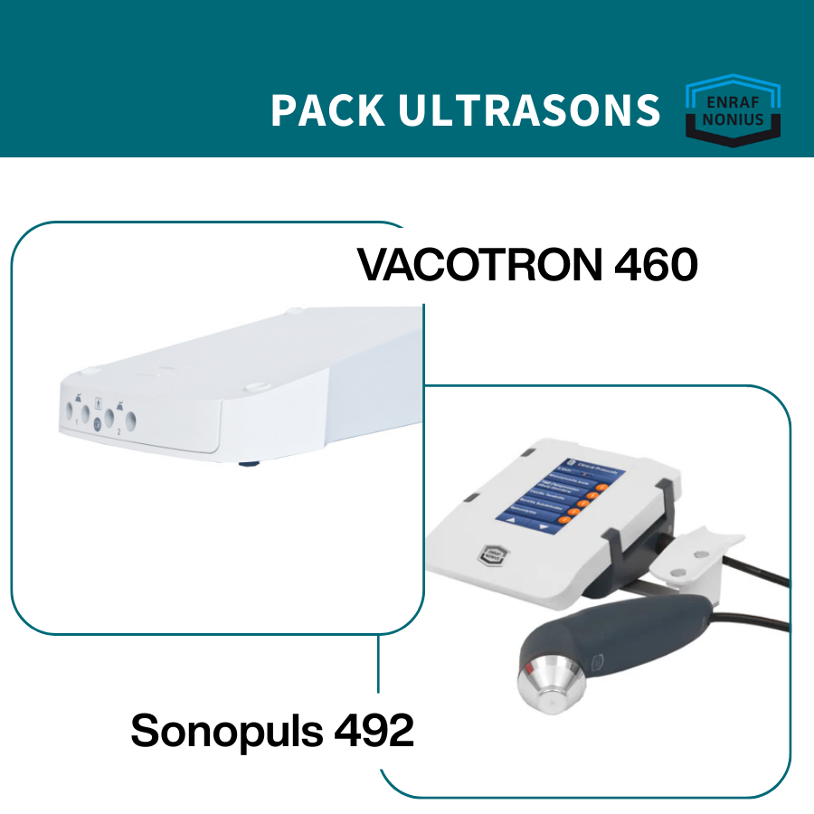 PACK Ultrason Sonopuls 492 + VACOTRON 460 - ENRAF-NONIUS
