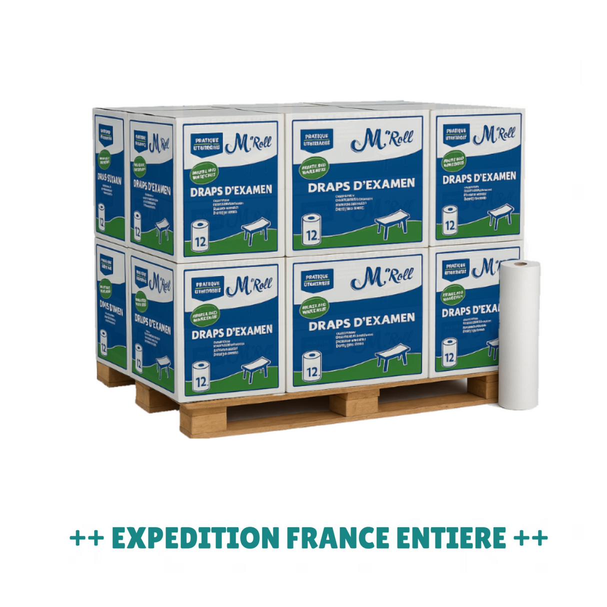 palette de draps expédition france entière