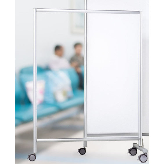 Paravent rigide ROPIMEX avec surface marquable/effacable - modèle RSW