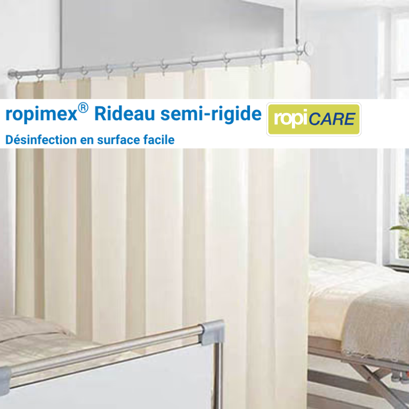 Rideau médical RopiCare® semi rigide & pliable ROPIMEX