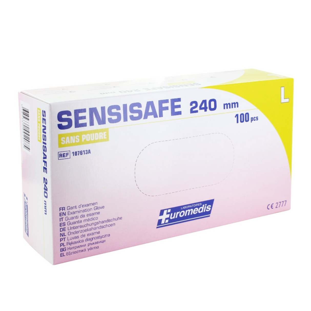 Gants d'examen Sensisafe Sans latex - Non poudrés