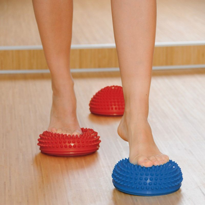 SISSEL® SPIKY DOME, lot de 2 rouge & bleu