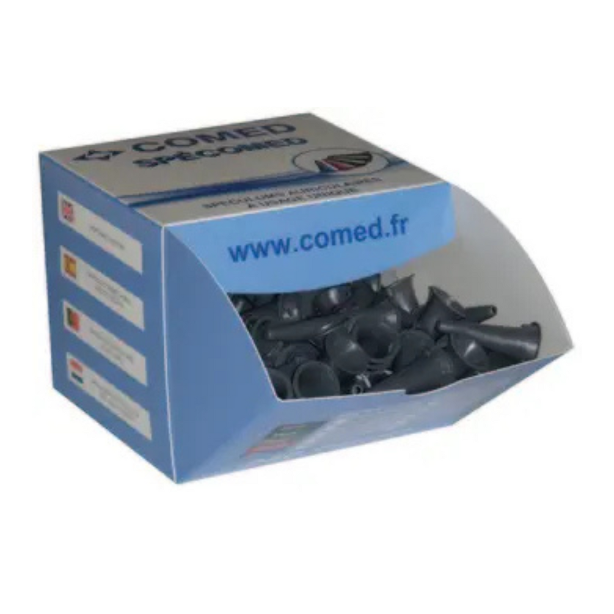 Spéculums auriculaires - Diam 2.5mm - Noir - Boîte de 250