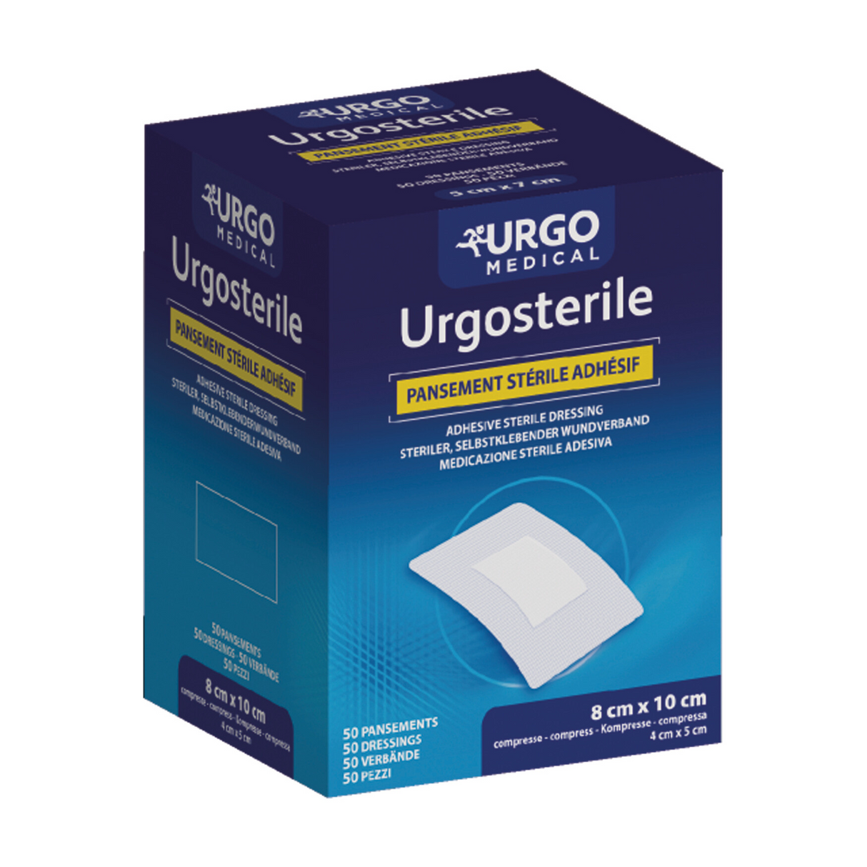 Pansements stériles URGOSTERILE - Différentes tailles - Boite de 20 ou 50
