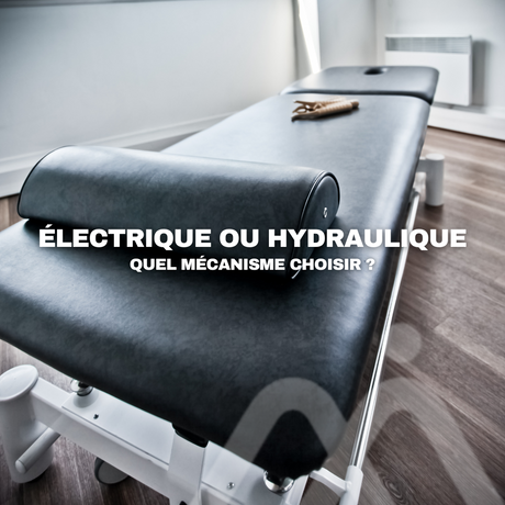 Table électrique ou hydraulique : quelle table de soins choisir ?