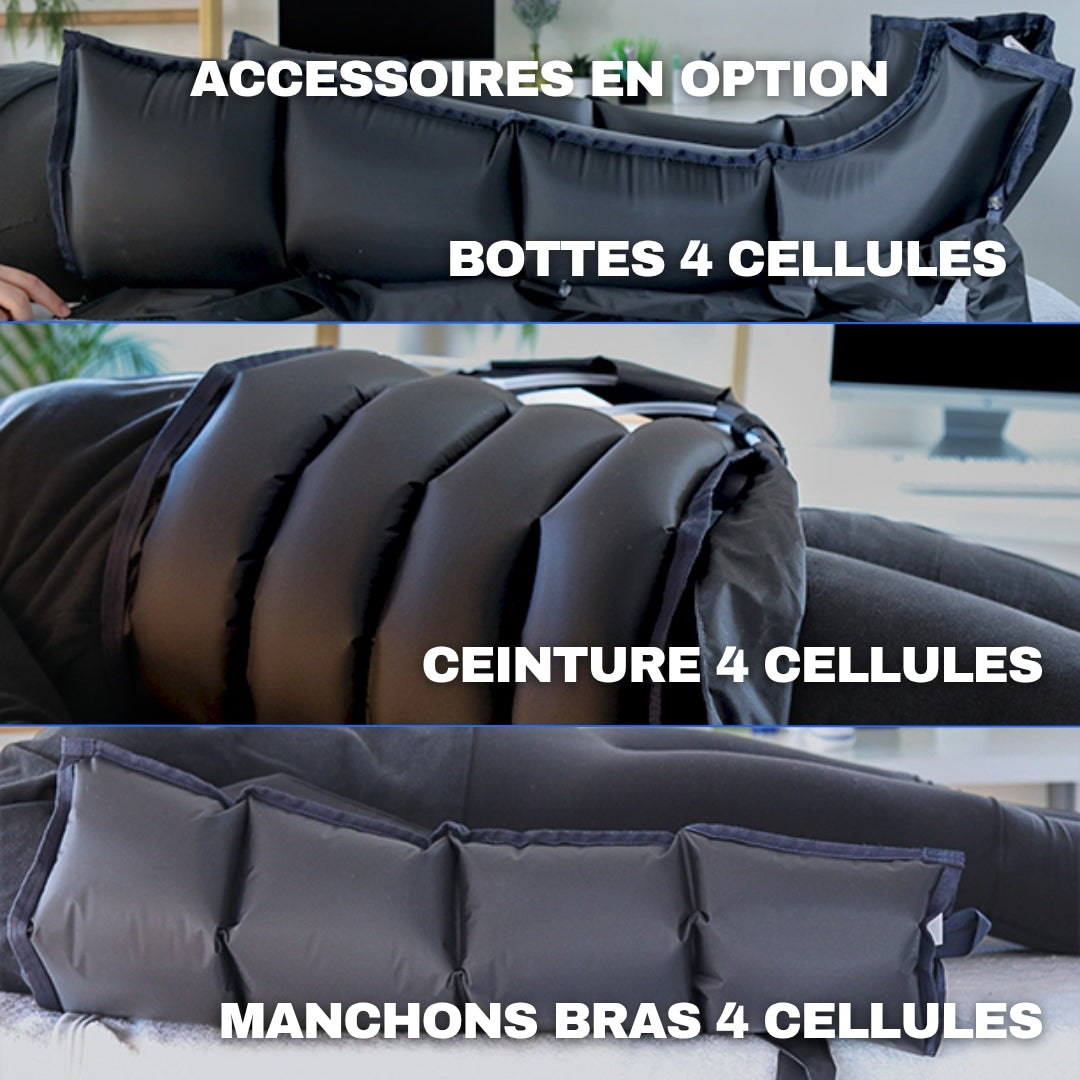 Activ'Press - Pressothérapie avec bottes 4 cellules Mazet Santé