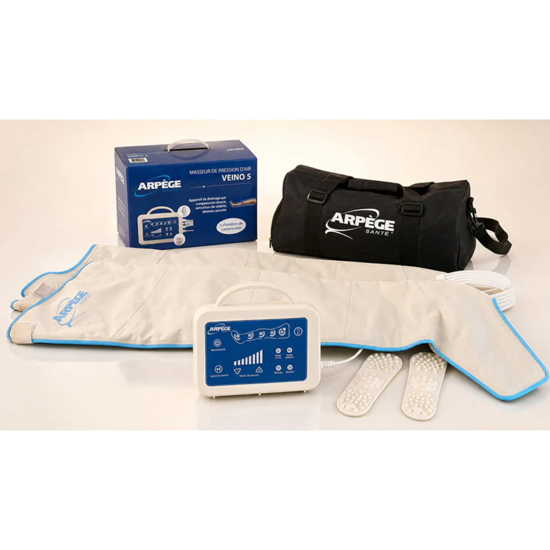 Veino 5 - Pressotherapie à domicile - Jambes lourdes