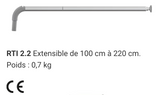 Paravent ROPIMEX modèle RTI - Pliable et Pivotant
