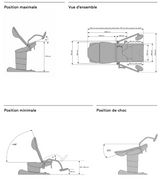 Fauteuil de gynécologie électrique Medi-matic - 3 ou 4 moteurs - SCHMITZ MEDICAL