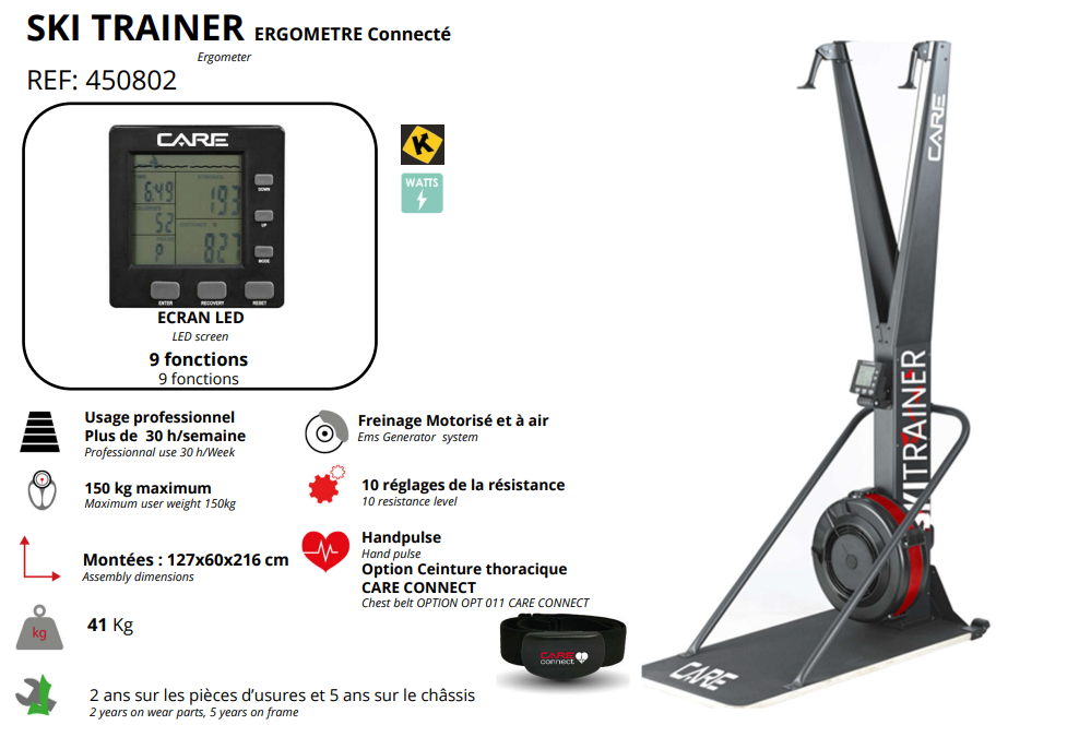 SKI TRAINER - CARE FITNESS