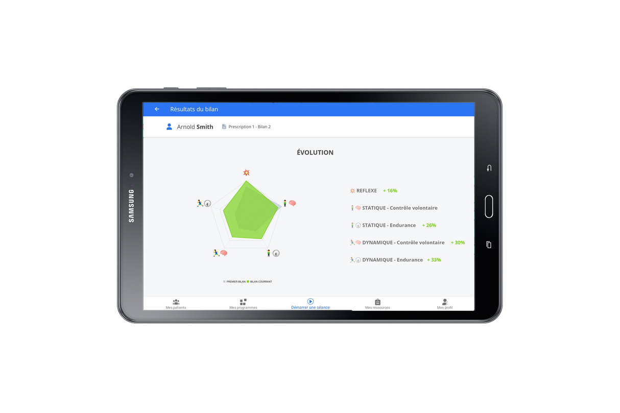 Blueback Physio - Configuration PRO