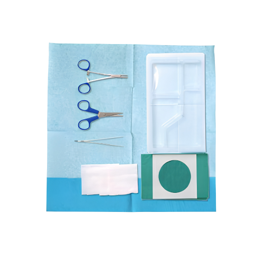 Set de suture Urgento (2 champs) avec pince sans griffe