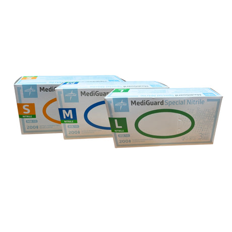 Gants nitrile medline taille S , M et L