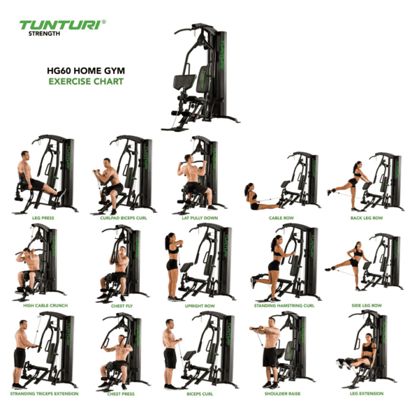 Tunturi – Station de Musculation HG60