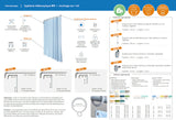 Paravent ROPIMEX modèle RTI - Pliable et Pivotant