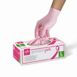 Gants nitriles roses Génération PINK - Taille L - Boite de 250 - Date dépassée