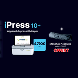 iPress 10+ : Pressothérapie avec bottes 10 cellules et écran intégré - Mazet Santé