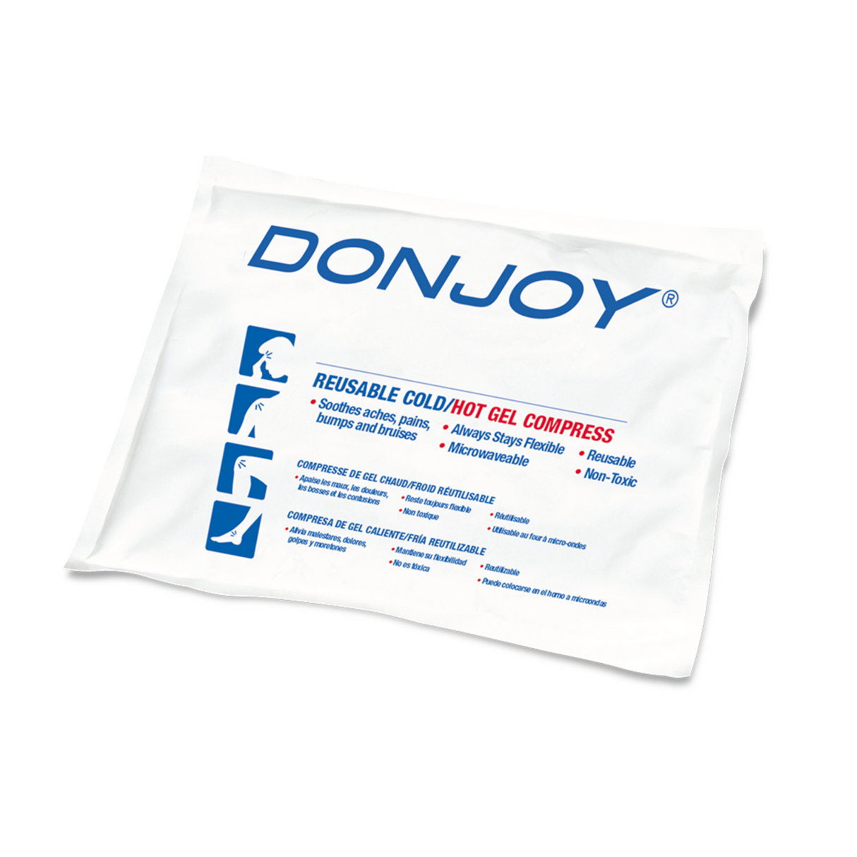 COMPRESSE GEL AXP3 DonJoy® Chaud/Froid réutilisable 29 x 27 cm