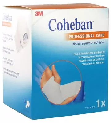 Bandes cohésives élastiques 3M™ Coheban™ 7cm X 3m