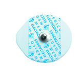 ELECTRODE A PRESSION - SUPPORT MOUSSE - RONDE DIAM 5CM GEL SOLIDE - SACHET 60