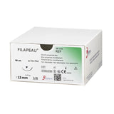 Fil de suture non résorbables FILAPEAU 6/0 - Dec 0.7 - Forme 3/8 - Long fil 90cm - Aig 16mm - Boite de 36
