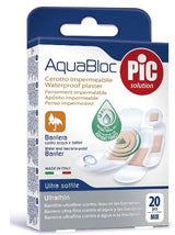 Pansement Aquabloc Pic Solution assortis 20 pièces