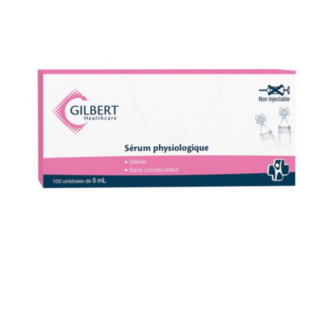 Sérum physiologique - 5, 10 ou 50ml - GILBERT HEALTHCARE