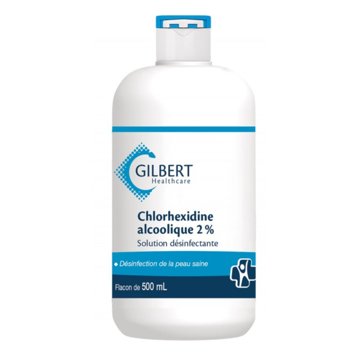 Solution désinfectante incolore Chlorhexidine alcoolique 2% - GILBERT HEALTHCARE