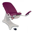 Divan gynécologique électrique ELANSA violet avec repose pied