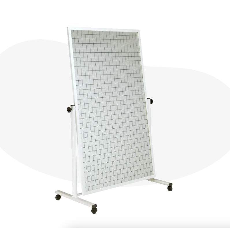 Miroir de rééducation quadrillé