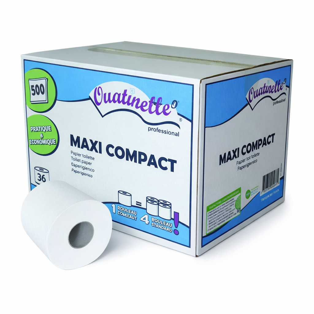 Papier Toilette en rouleaux Maxi compact
